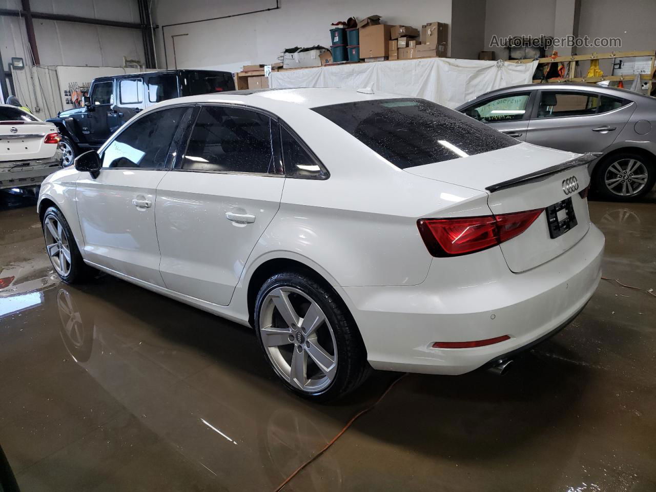 2015 Audi A3 Premium White vin: WAUBFGFF7F1086838