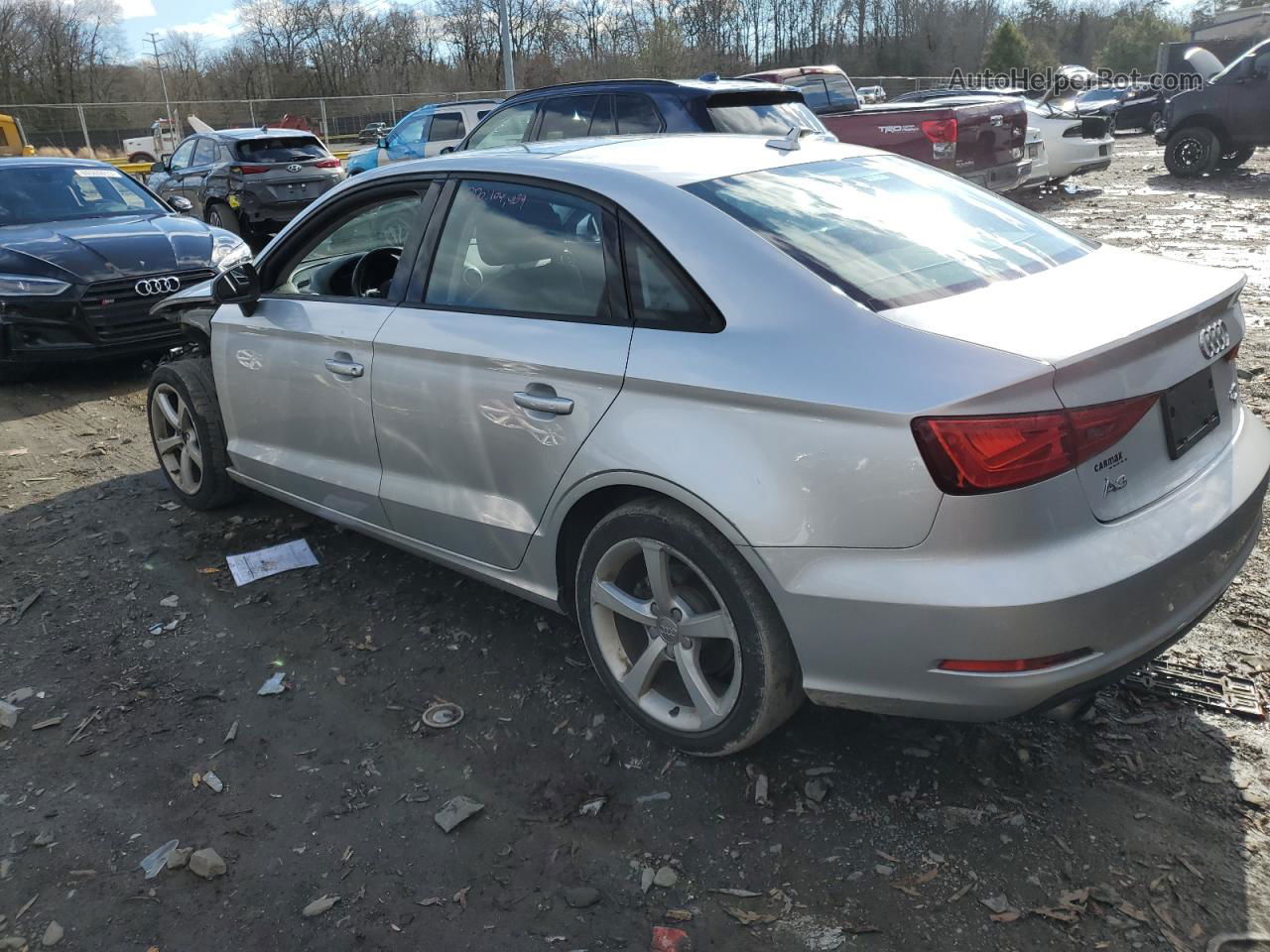 2015 Audi A3 Premium Silver vin: WAUBFGFF8F1009332