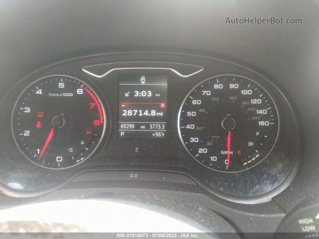 2015 Audi S3/a3 2.0t Premium Черный vin: WAUBFGFF8F1043495