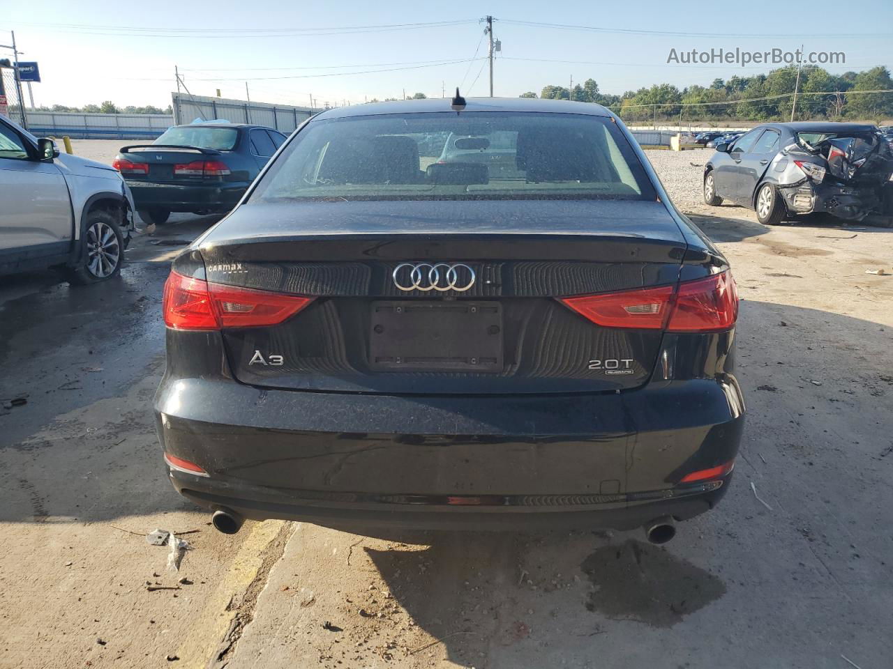 2015 Audi A3 Premium Черный vin: WAUBFGFF8F1058501