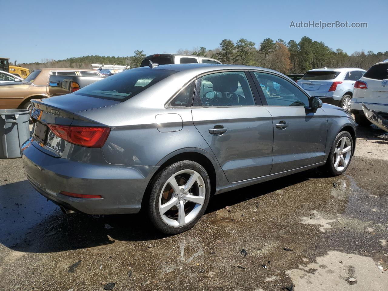 2015 Audi A3 Premium Серый vin: WAUBFGFF9F1067062