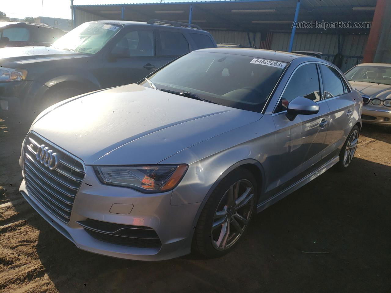 2015 Audi S3 Premium Plus Серебряный vin: WAUBFGFF9F1072195