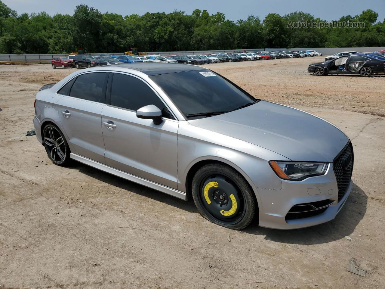 2015 Audi S3 Premium Plus Silver vin: WAUBFGFF9F1126868