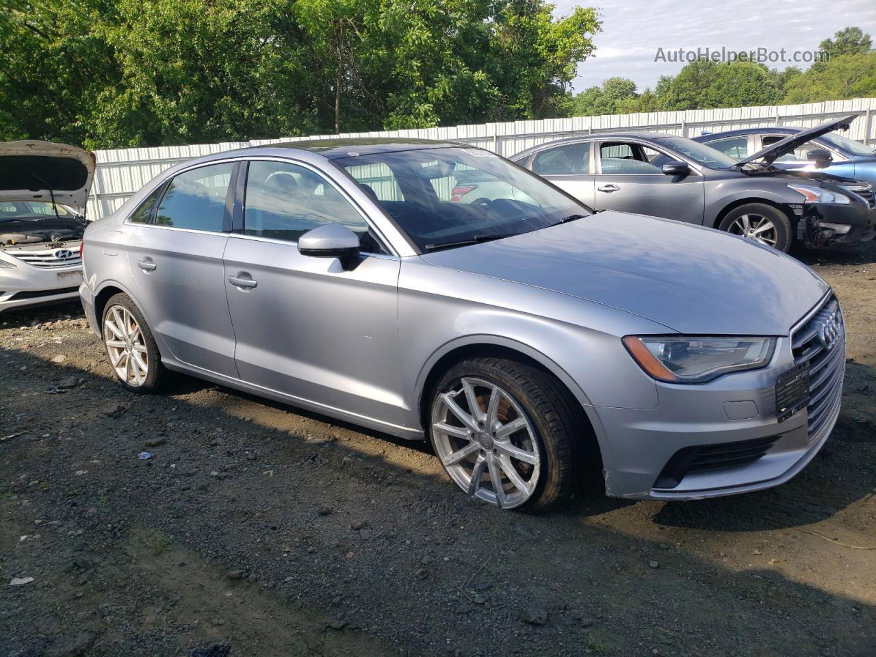 2015 Audi A3 Premium Silver vin: WAUBFGFFXF1055485