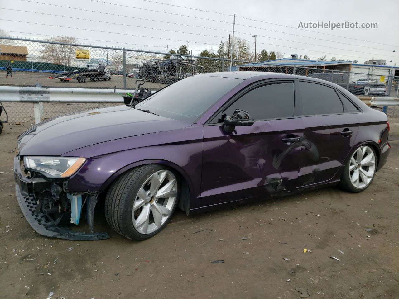 2015 Audi A3 Premium Purple vin: WAUBFGFFXF1090673