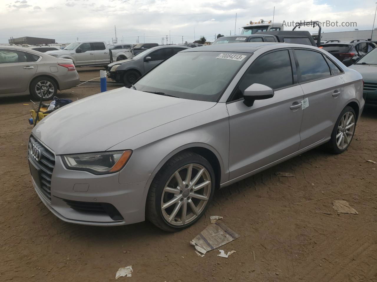 2015 Audi A3 Premium Silver vin: WAUBFGFFXF1109156