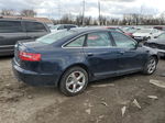 2011 Audi A6 Premium Синий vin: WAUBGAFB0BN023641