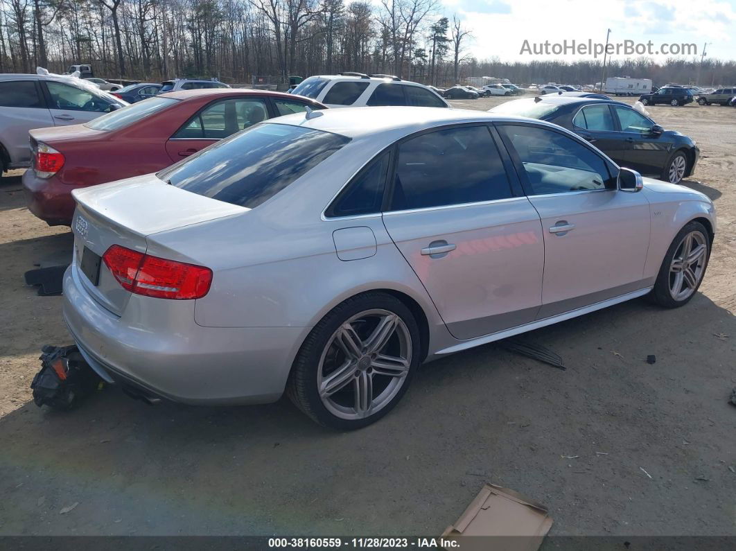 2012 Audi S4 3.0 Premium Plus Silver vin: WAUBGAFL0CA015461