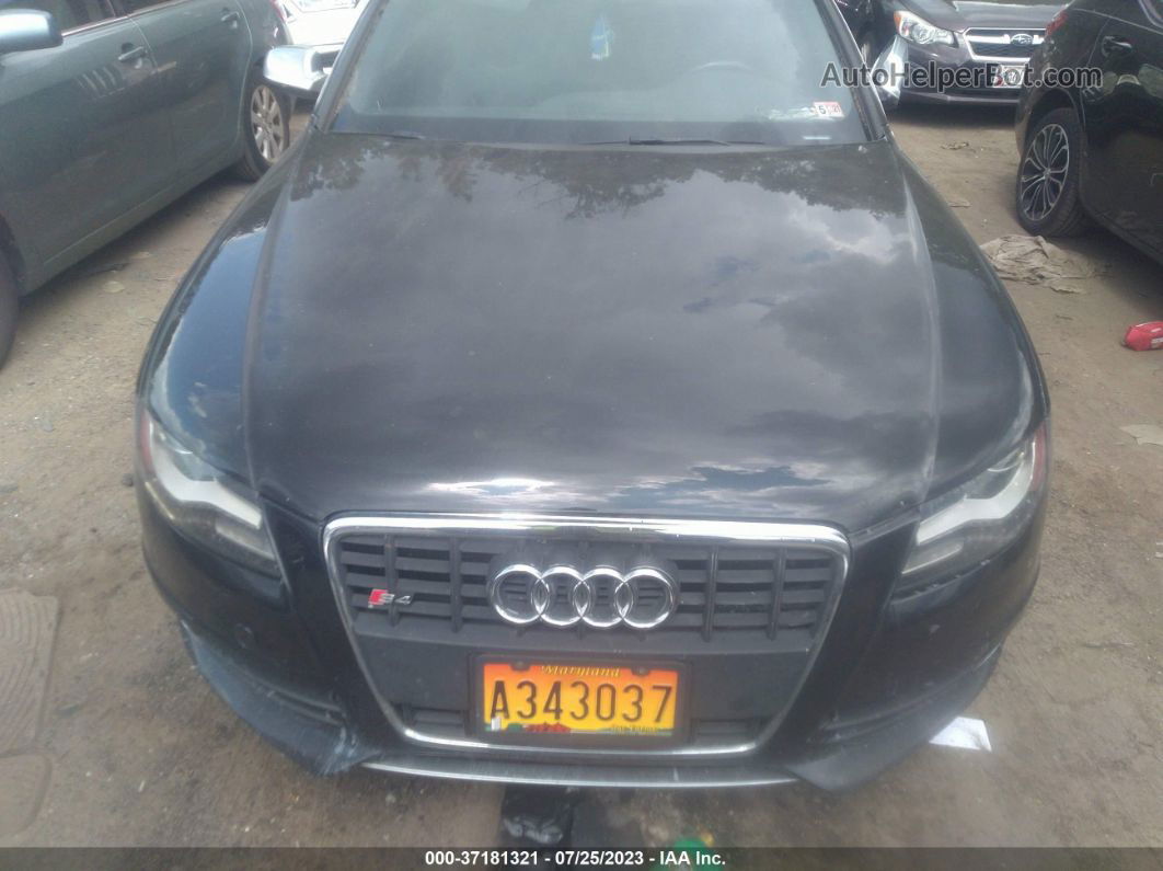 2012 Audi S4 Premium Plus Black vin: WAUBGAFL1CA030731