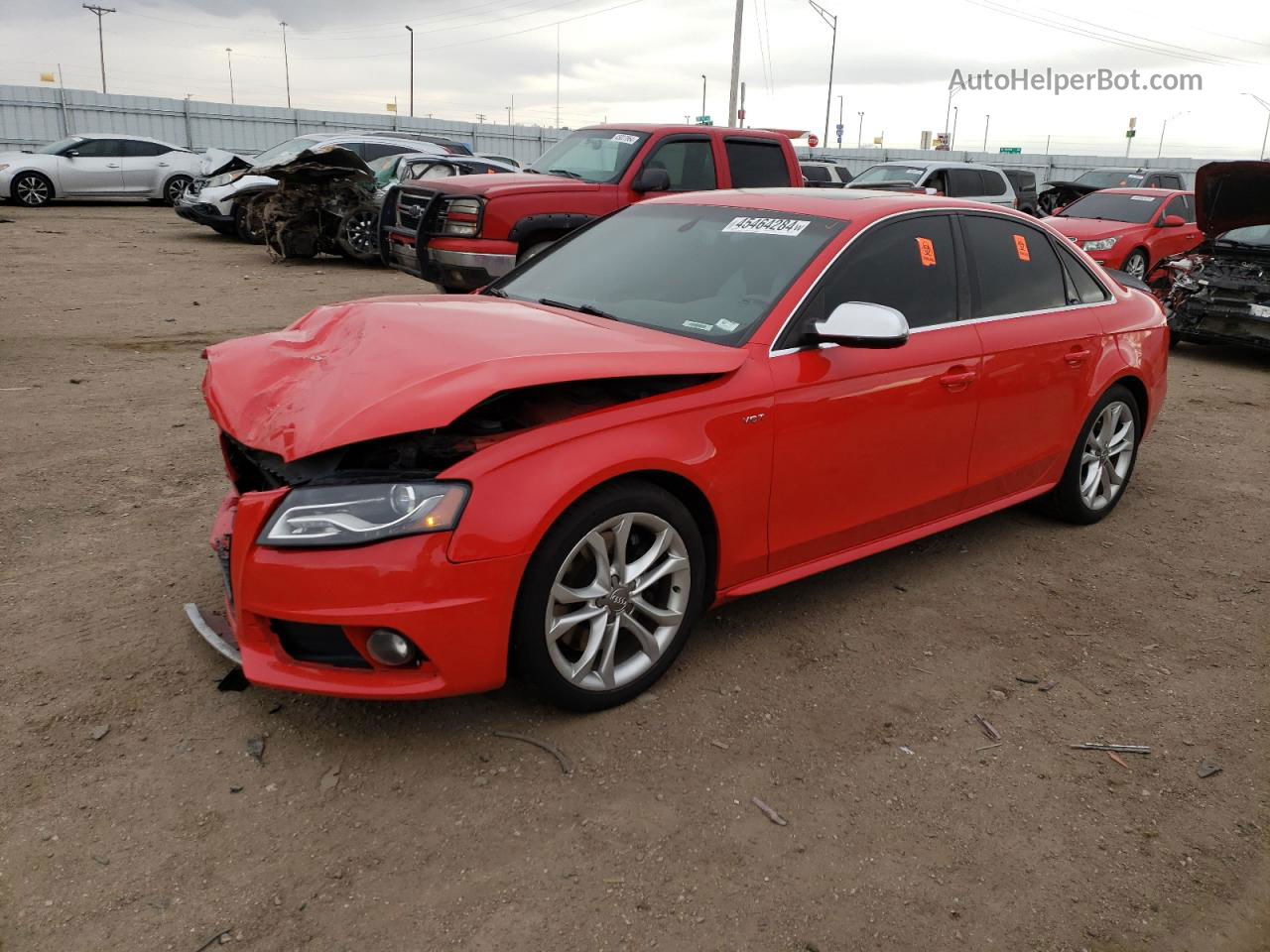 2012 Audi S4 Premium Plus Red vin: WAUBGAFL1CA070582