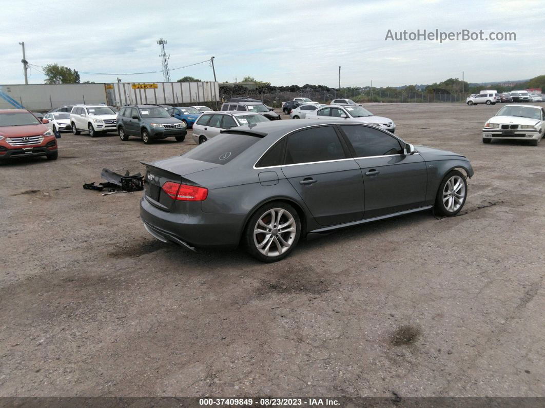 2012 Audi S4 Premium Plus Gray vin: WAUBGAFL1CA110921