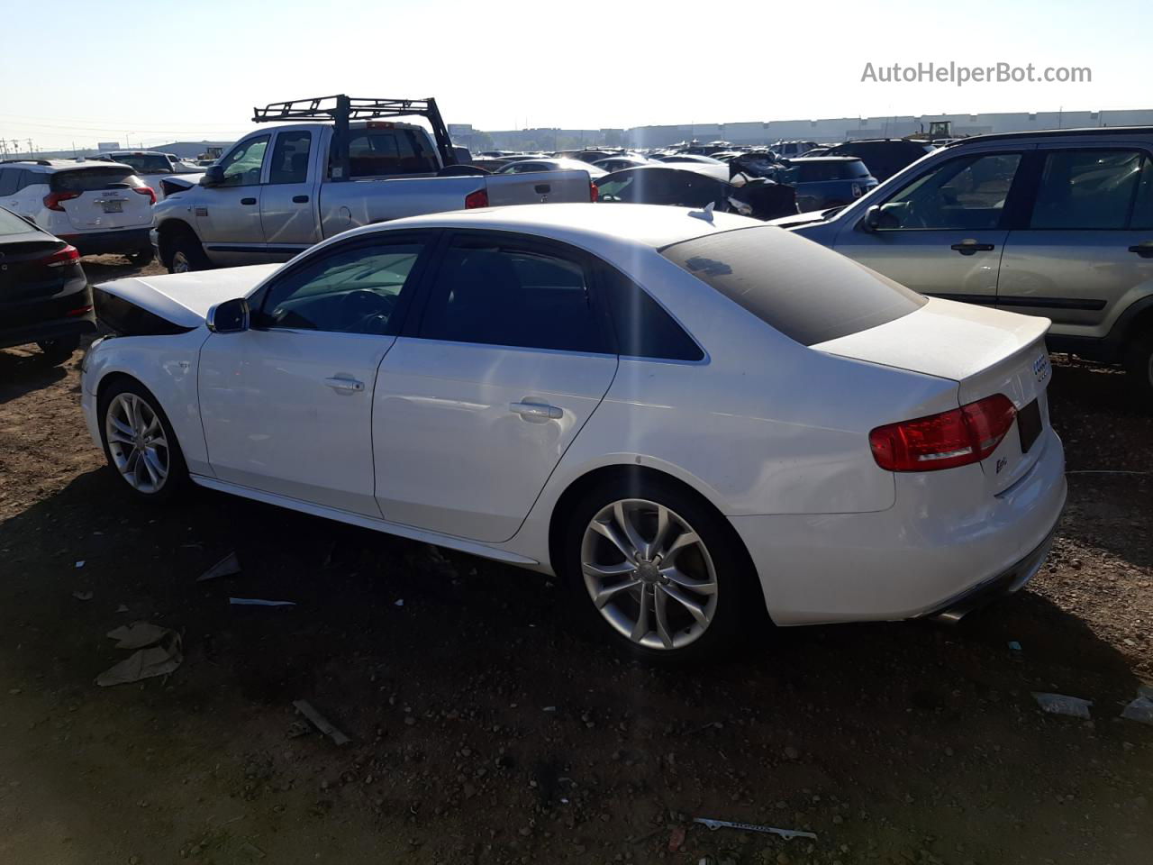 2012 Audi S4 Premium Plus White vin: WAUBGAFL2CA006535