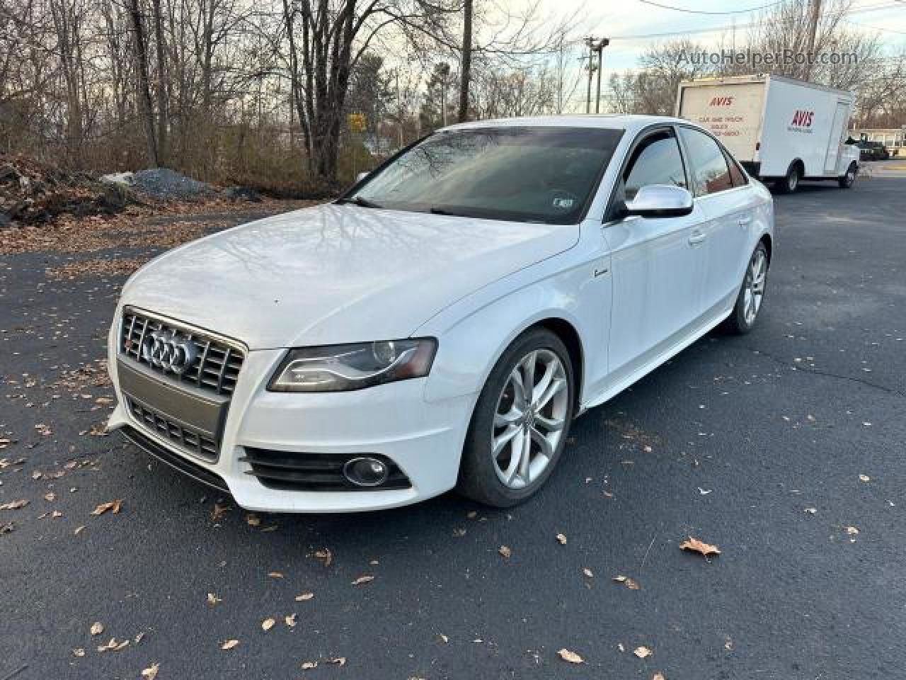 2012 Audi S4 Premium Plus Белый vin: WAUBGAFL3CA102951