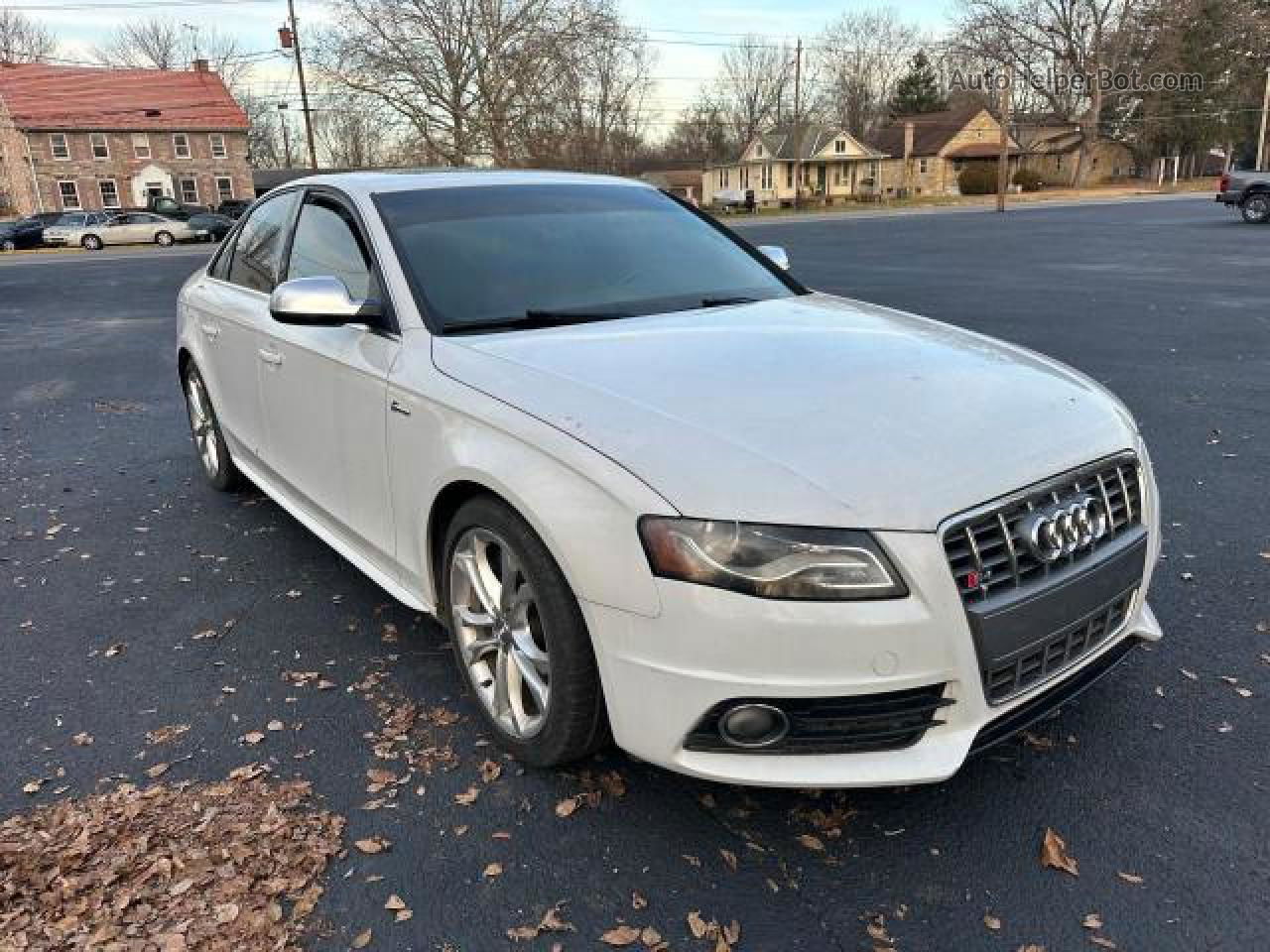 2012 Audi S4 Premium Plus White vin: WAUBGAFL3CA102951