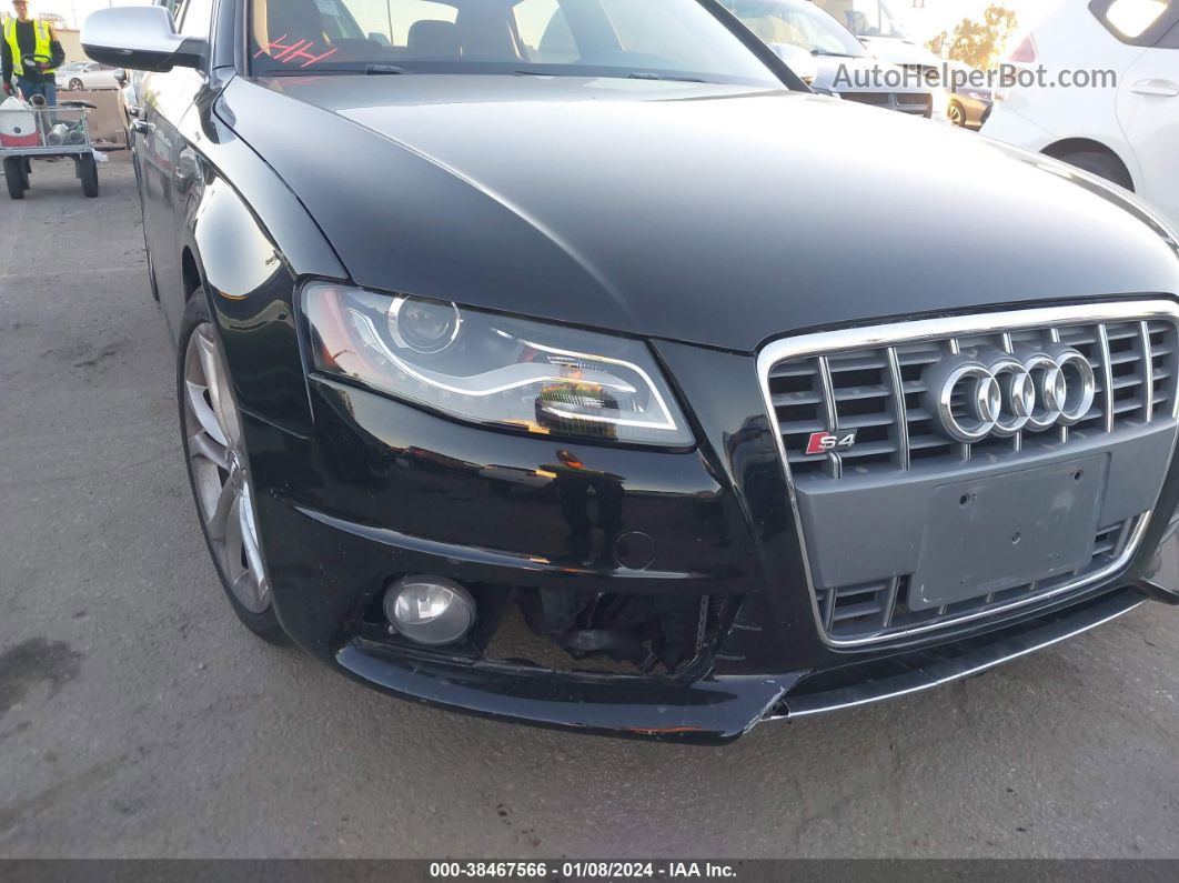 2012 Audi S4 3.0 Premium Plus Black vin: WAUBGAFL5CA072707