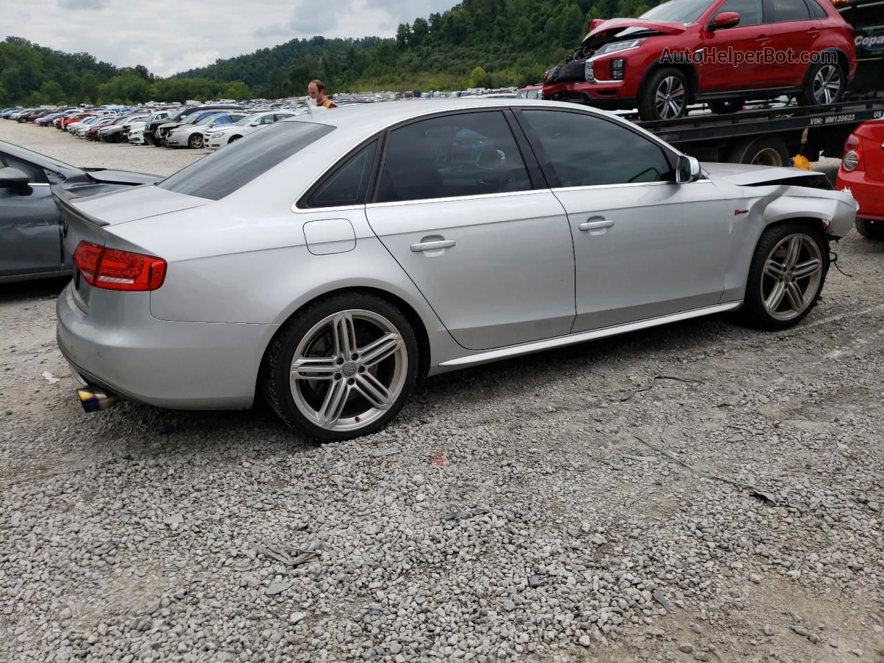 2012 Audi S4 Premium Plus Silver vin: WAUBGAFL5CA091967