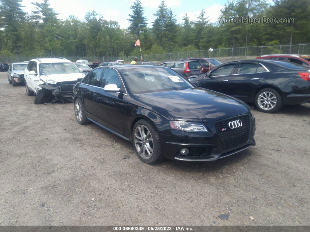 2012 Audi S4 Premium Plus Black vin: WAUBGAFL6CA074689