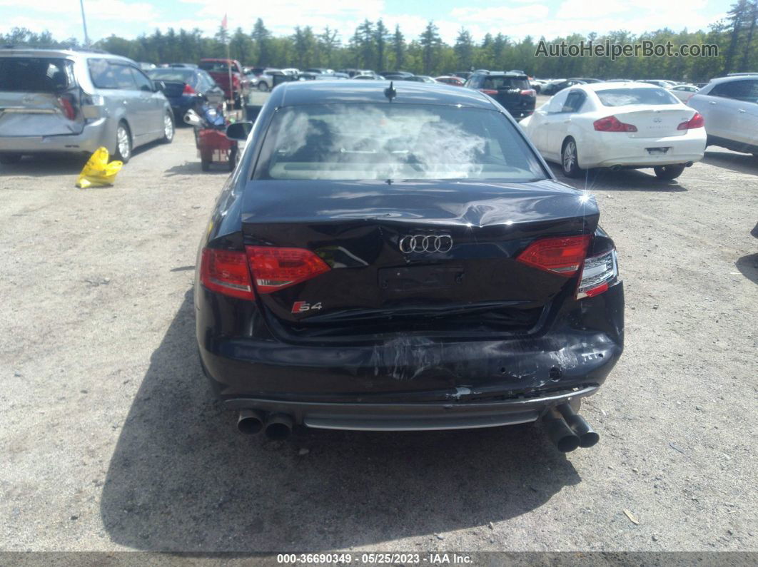 2012 Audi S4 Premium Plus Black vin: WAUBGAFL6CA074689