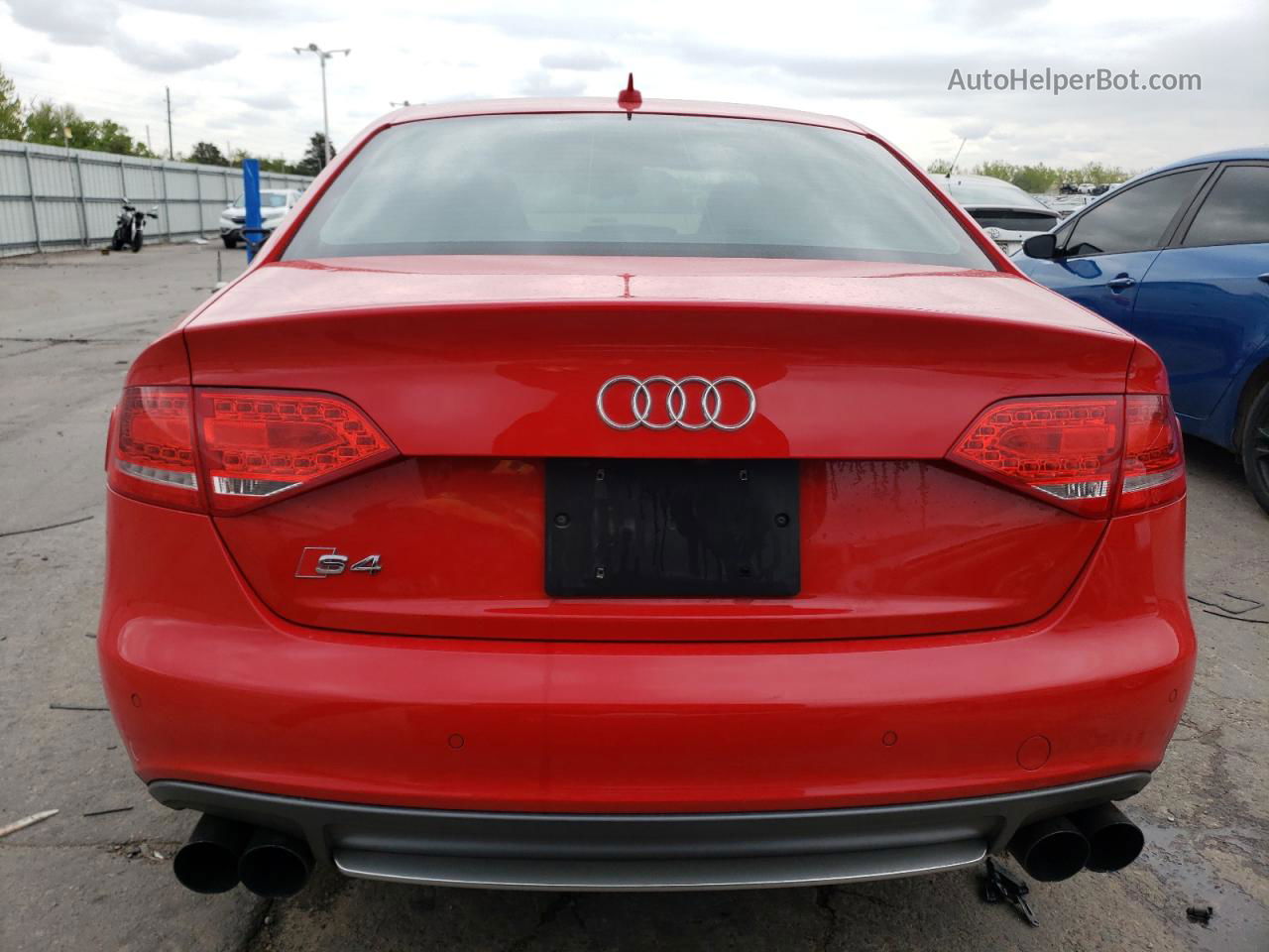 2012 Audi S4 Premium Plus Красный vin: WAUBGAFL6CA086003