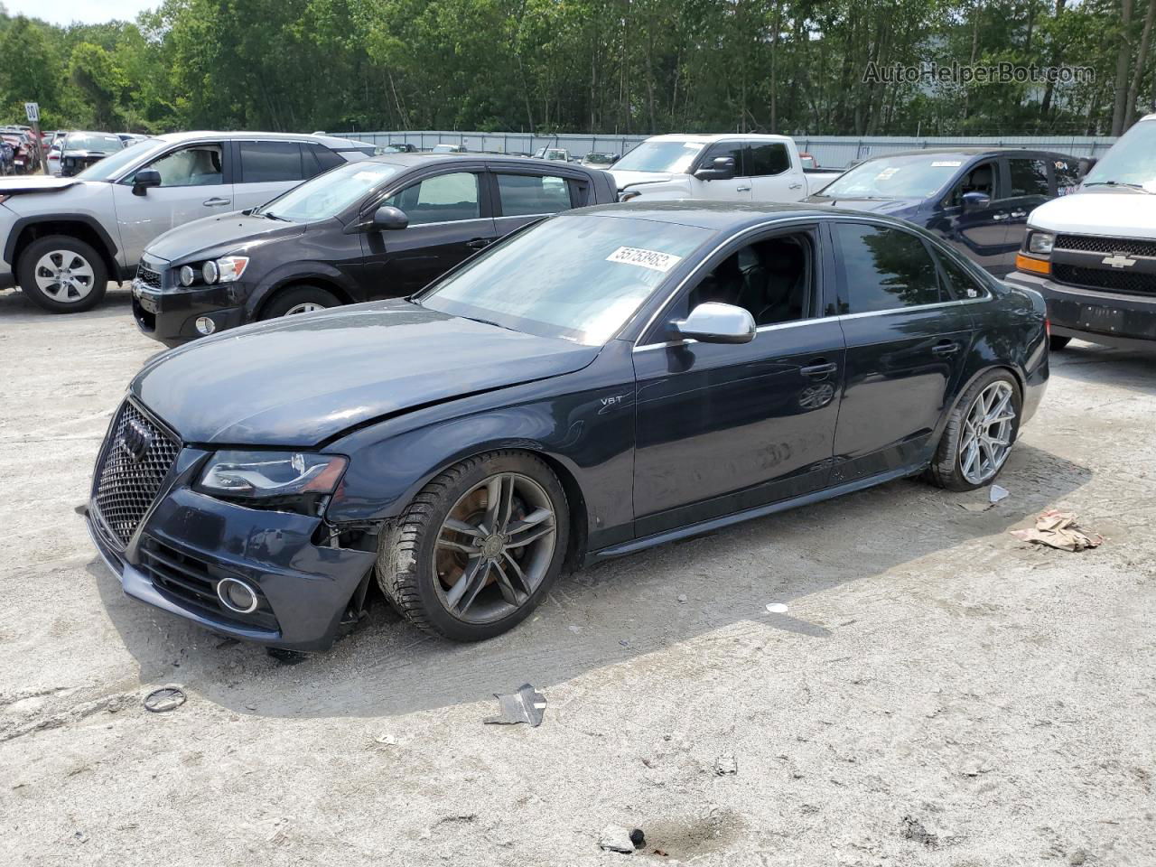 2012 Audi S4 Premium Plus Синий vin: WAUBGAFL9CA077036