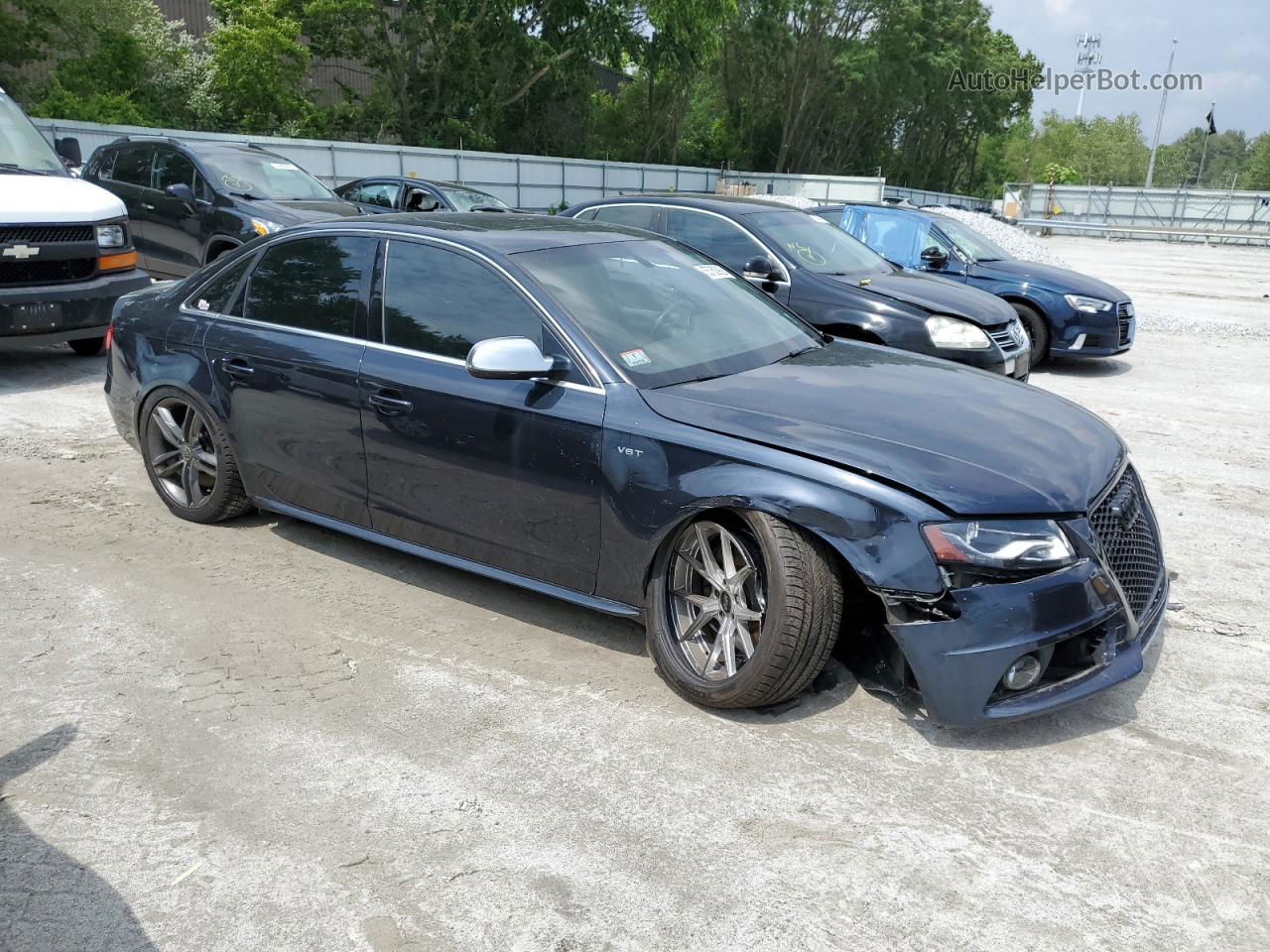 2012 Audi S4 Premium Plus Blue vin: WAUBGAFL9CA077036