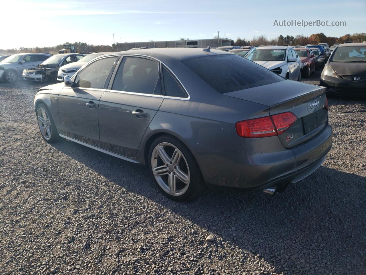 2012 Audi S4 Premium Plus Серый vin: WAUBGAFL9CA091602