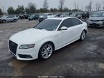 2012 Audi S4 3.0 Premium Plus White vin: WAUBGAFL9CA105319