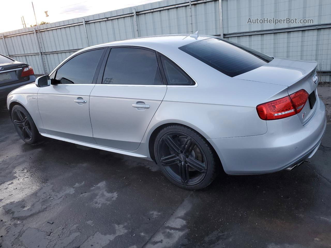 2012 Audi S4 Premium Plus Silver vin: WAUBGAFLXCA108763