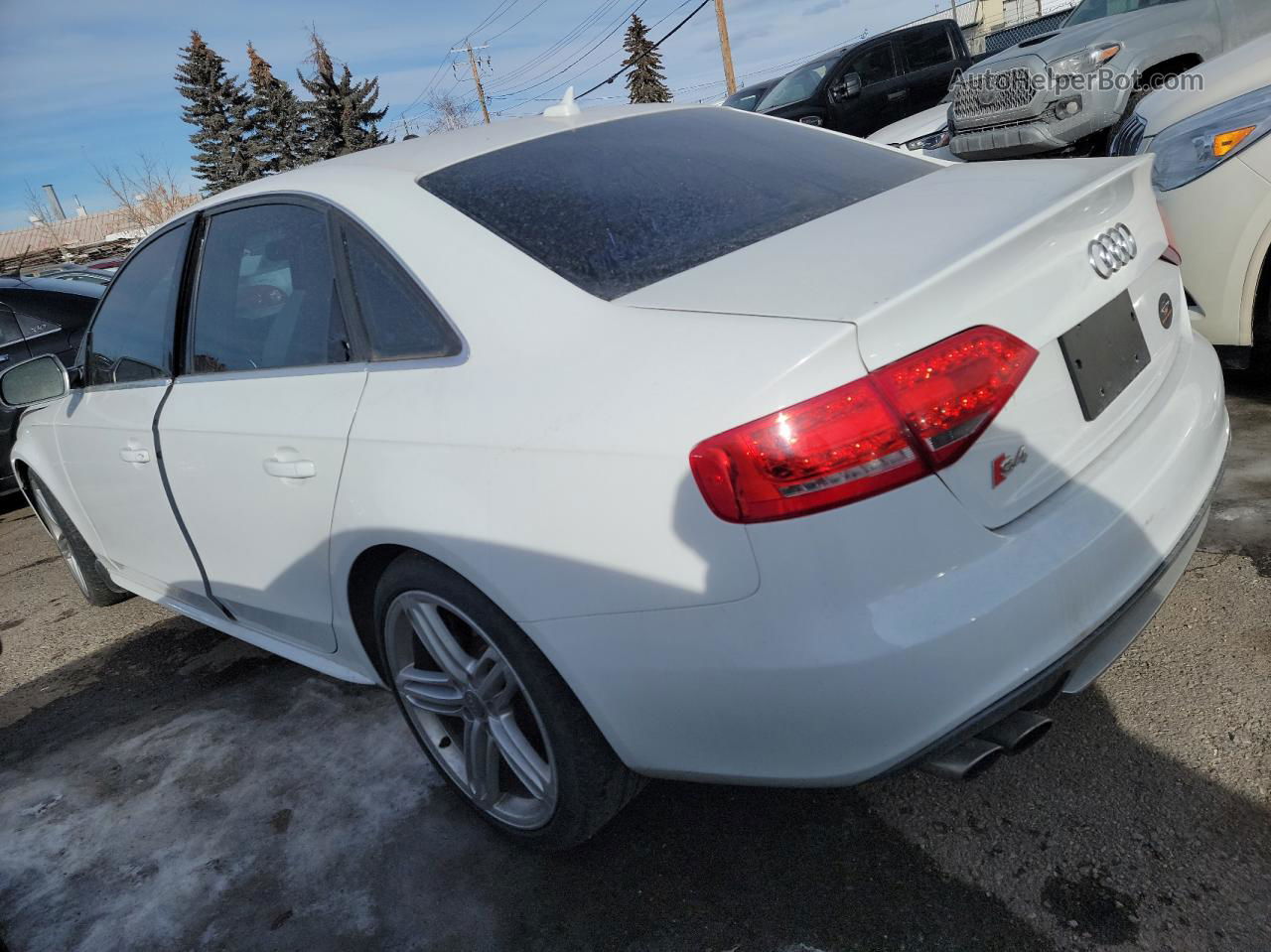 2012 Audi S4 Premium Plus White vin: WAUBGCFL9CA114064