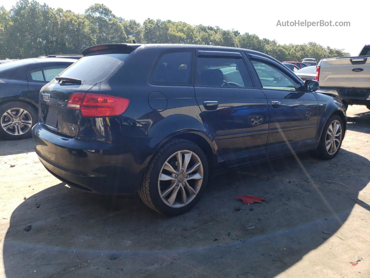 2012 Audi A3 Premium Черный vin: WAUBJAFM2CA066552