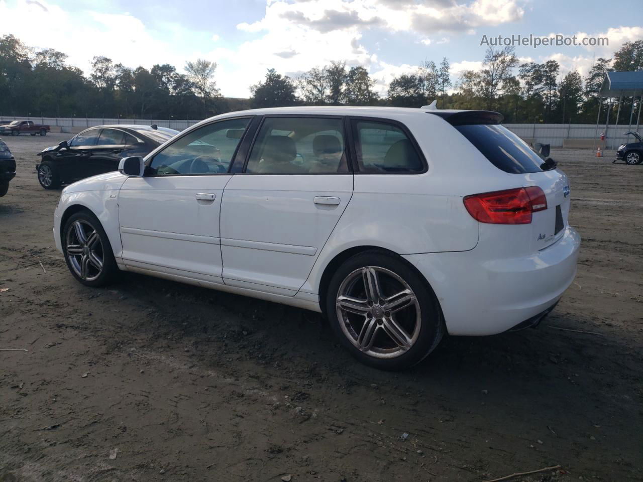 2012 Audi A3 Premium White vin: WAUBJAFM3CA078001