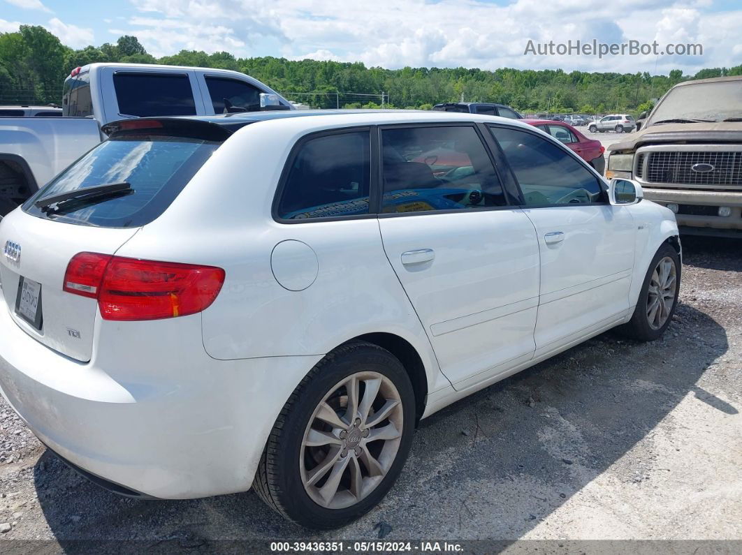 2012 Audi A3 2.0 Tdi Premium White vin: WAUBJAFM5CA119969