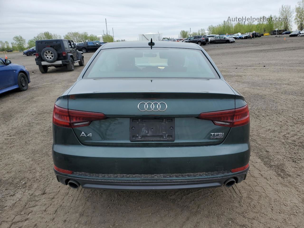 2018 Audi A4 Progressiv Green vin: WAUBNAF42JN003851