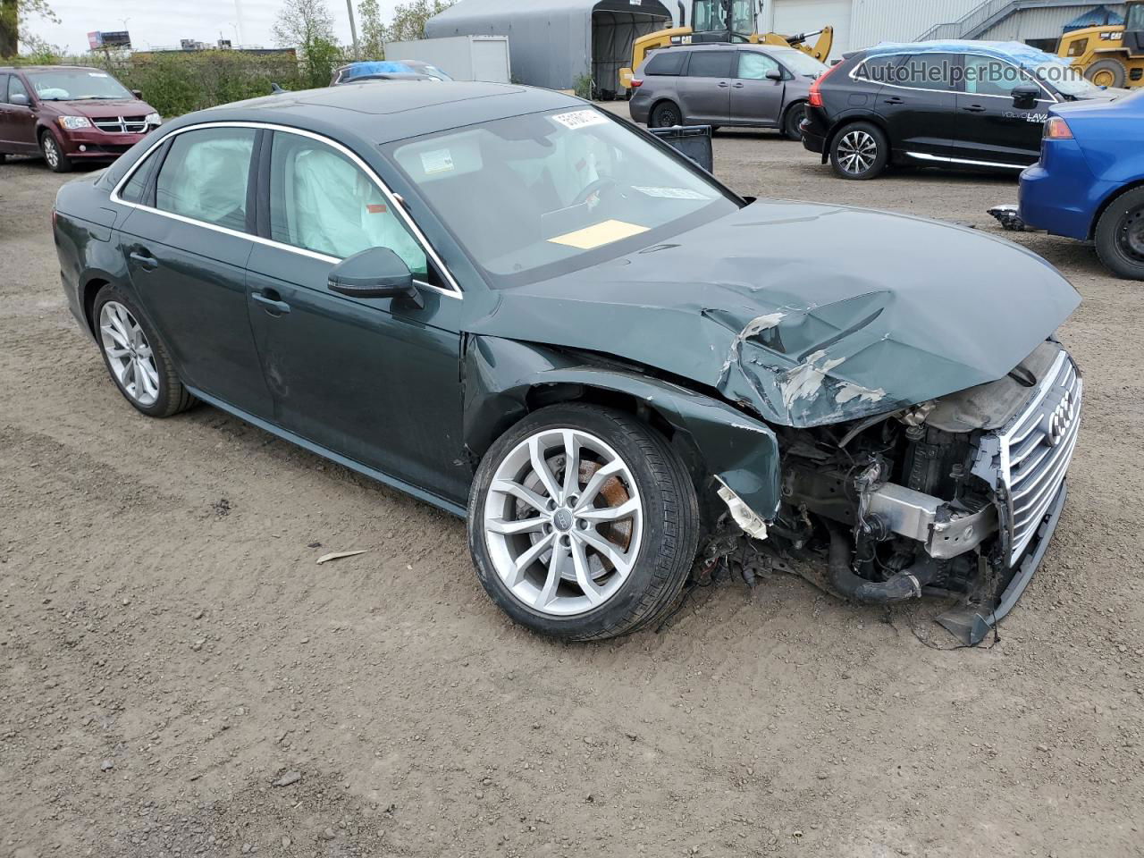 2018 Audi A4 Progressiv Green vin: WAUBNAF42JN003851