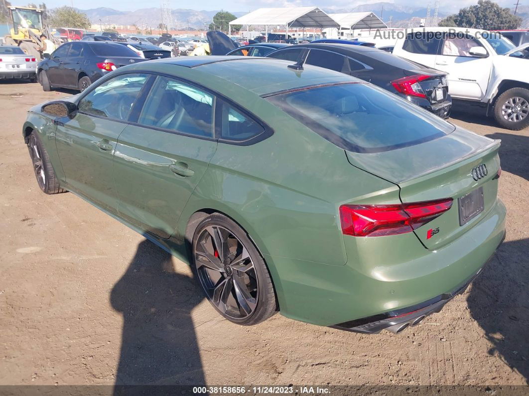 2022 Audi S5 Sportback Premium Plus Tfsi Quattro Tiptronic Green vin: WAUC4CF56NA036103