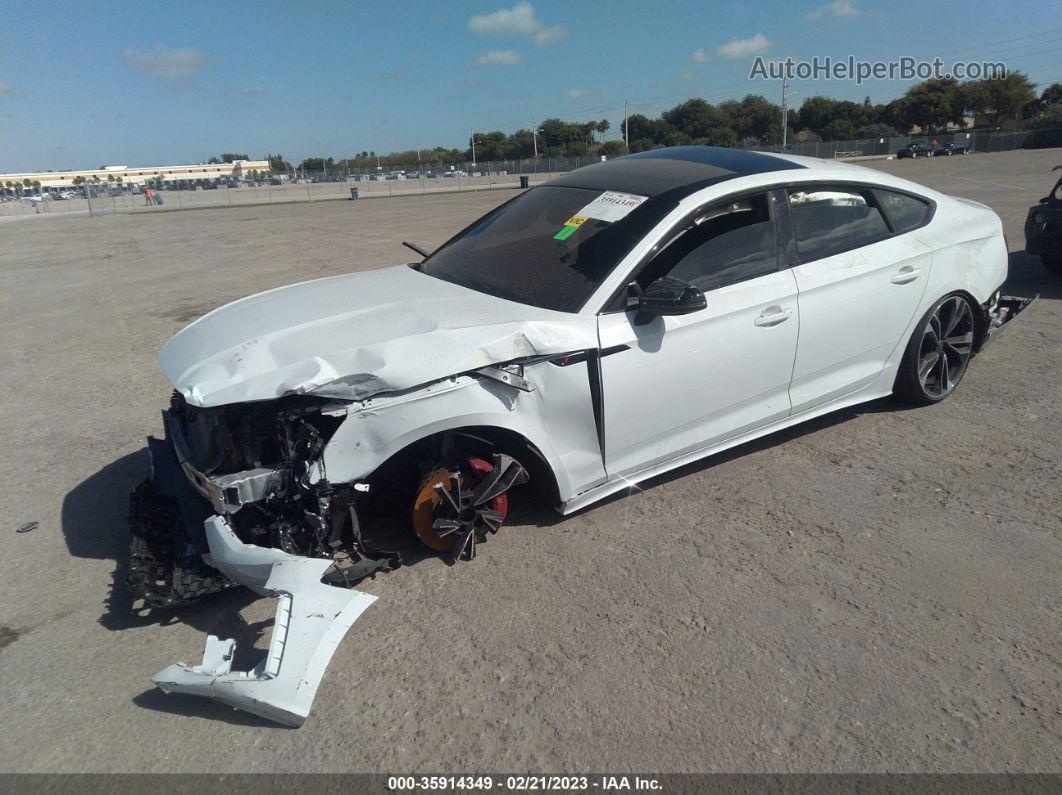 2022 Audi S5 Sportback Premium Plus White vin: WAUC4CF57NA025126