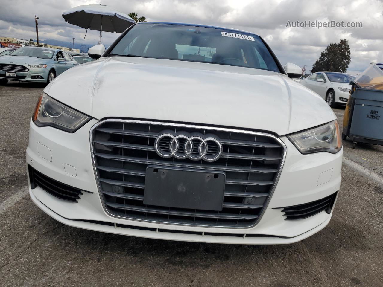 2016 Audi A3 Premium Plus White vin: WAUC7GFF1G1018571