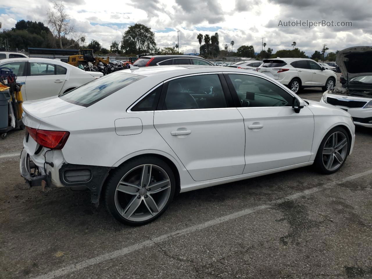 2016 Audi A3 Premium Plus White vin: WAUC7GFF1G1018571