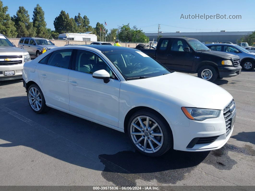 2016 Audi A3 1.8t Premium White vin: WAUC7GFF3G1060630