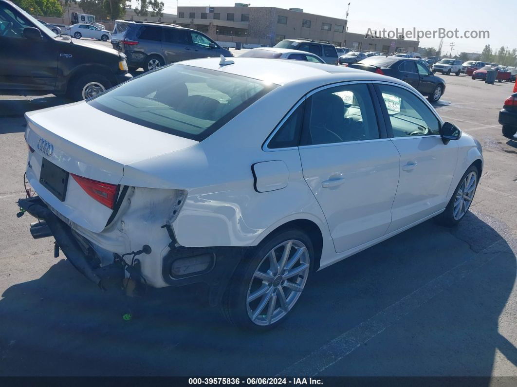 2016 Audi A3 1.8t Premium White vin: WAUC7GFF3G1060630