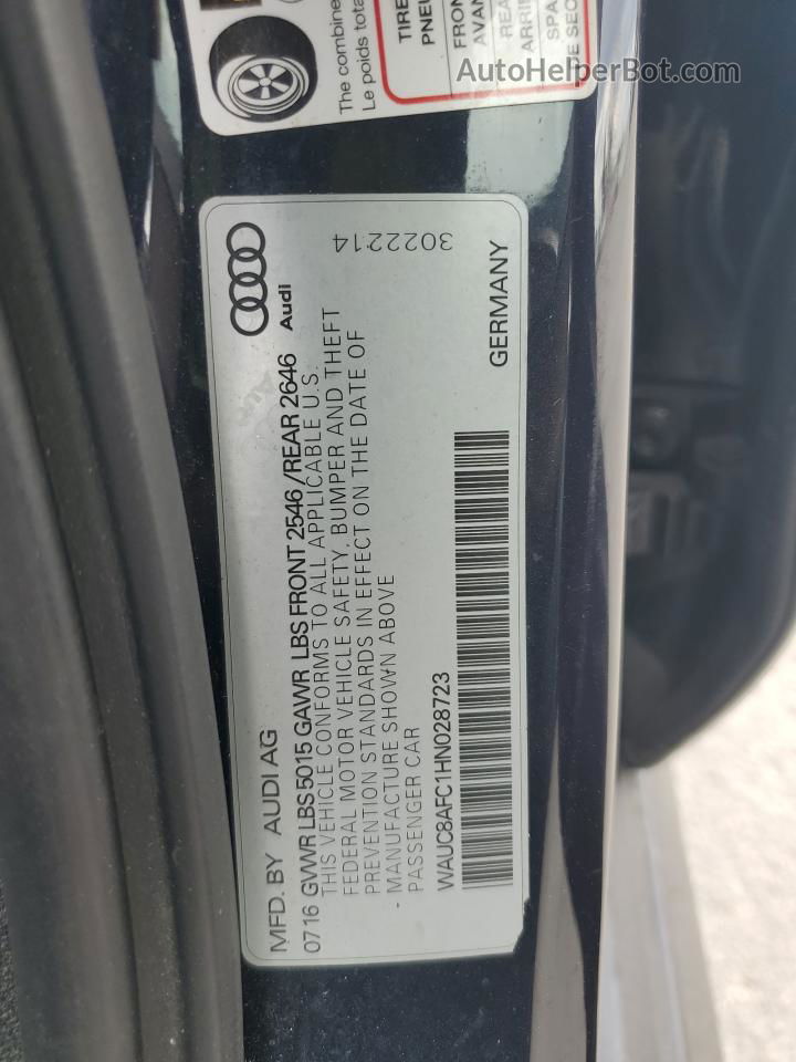 2017 Audi A6 Premium Black vin: WAUC8AFC1HN028723