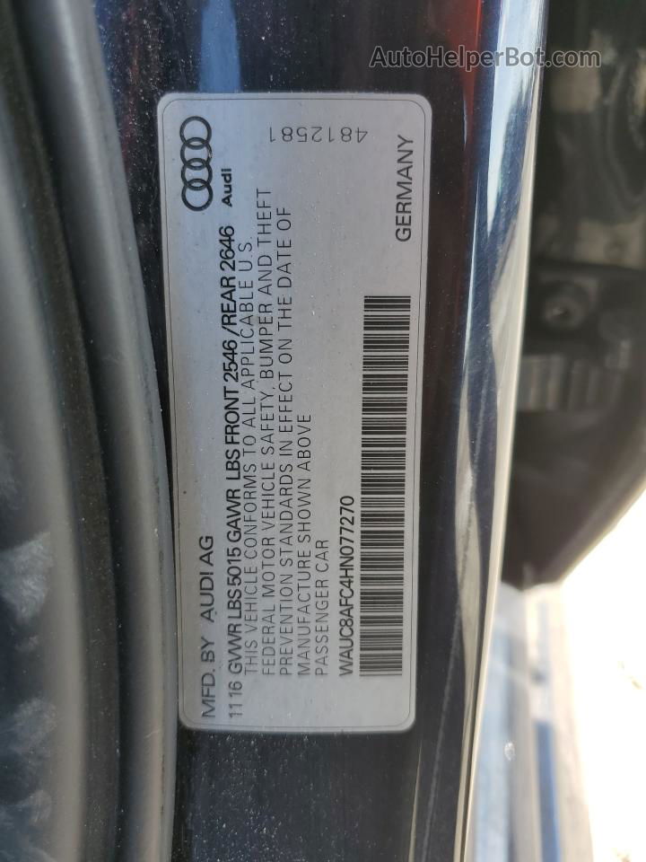 2017 Audi A6 Premium Blue vin: WAUC8AFC4HN077270