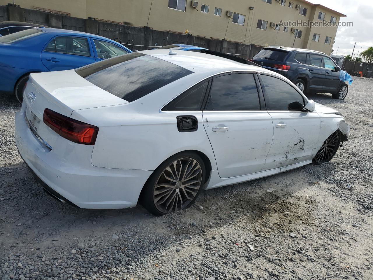 2017 Audi A6 Premium White vin: WAUC8AFC7HN029505