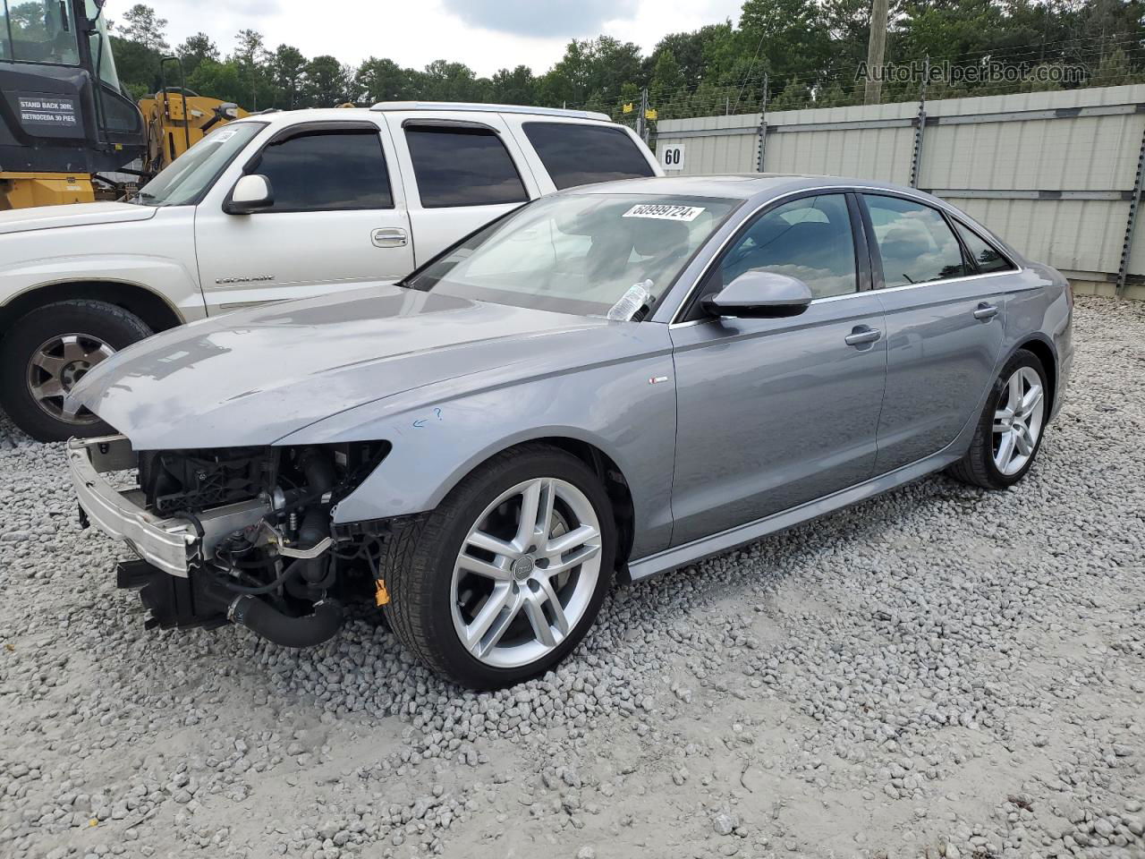 2017 Audi A6 Premium Silver vin: WAUC8AFC7HN055764