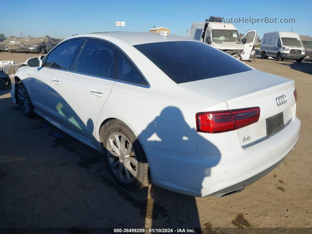 2017 Audi A6 2.0t Premium White vin: WAUC8AFC7HN067932