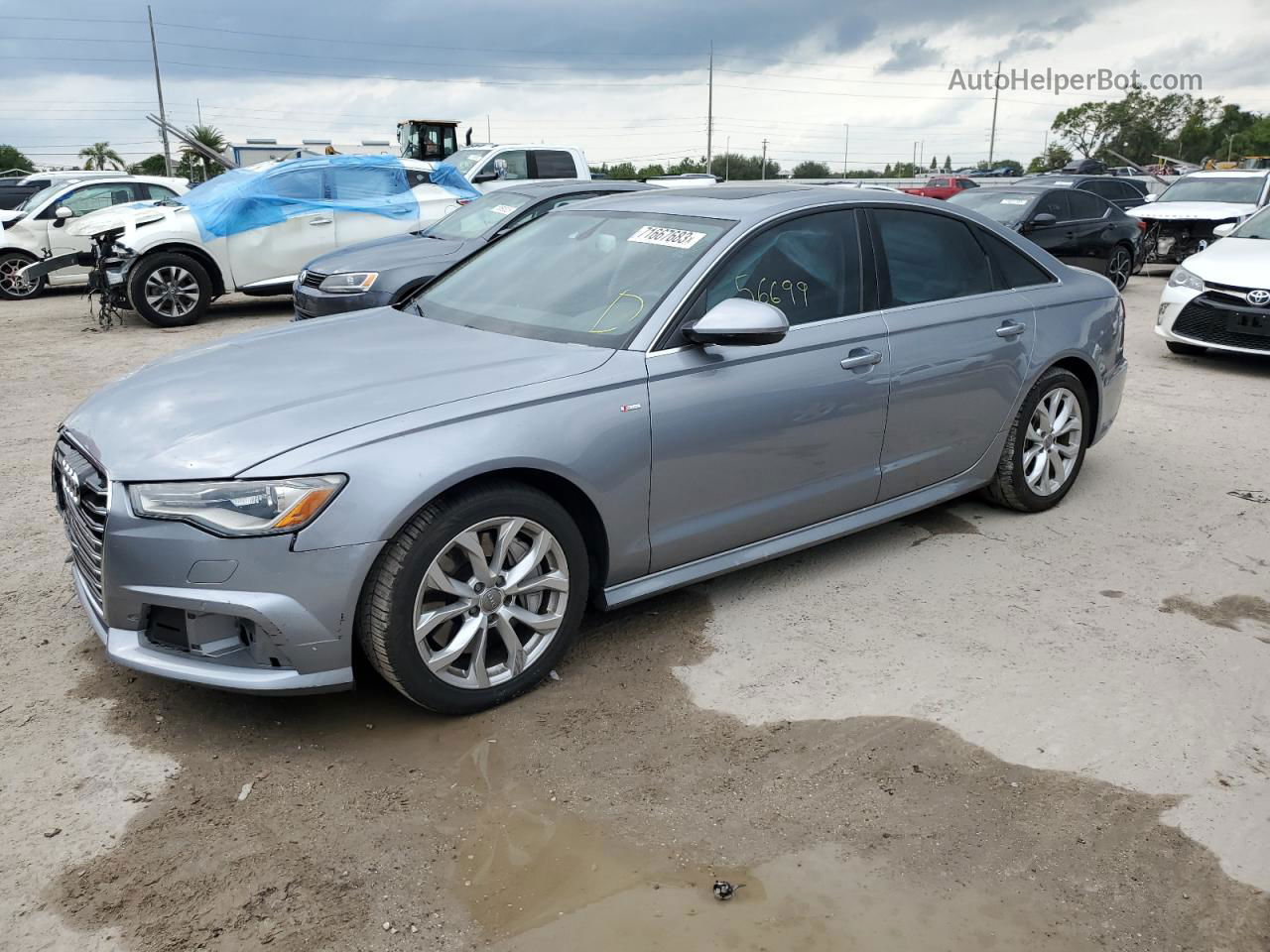 2017 Audi A6 Premium Gray vin: WAUC8AFC7HN117843