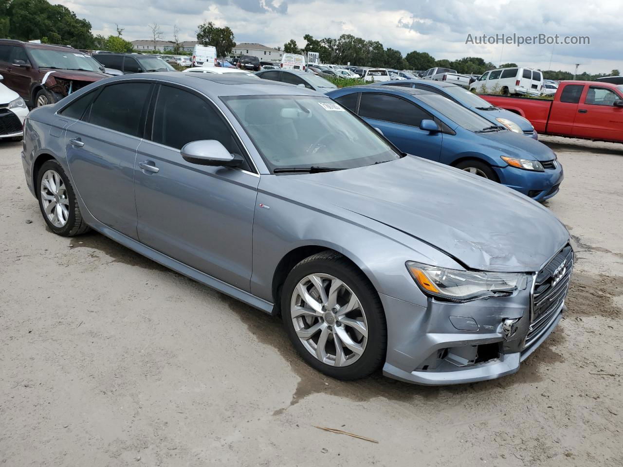 2017 Audi A6 Premium Gray vin: WAUC8AFC7HN117843