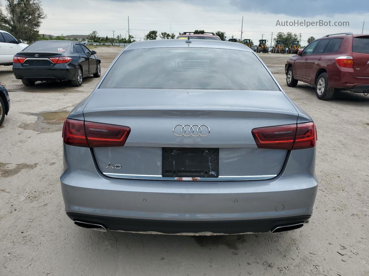 2017 Audi A6 Premium Серый vin: WAUC8AFC7HN117843