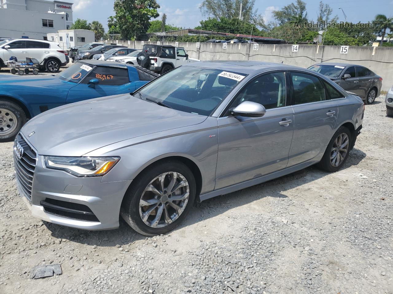 2017 Audi A6 Premium Gray vin: WAUC8AFC7HN134495