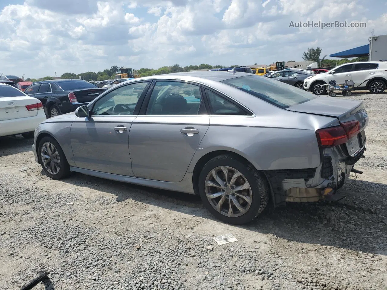 2017 Audi A6 Premium Серый vin: WAUC8AFC7HN134495